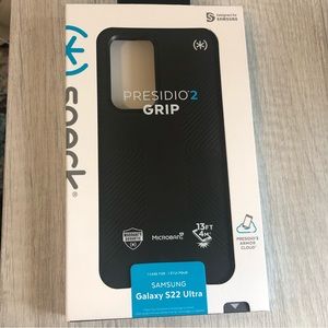 Speck Presidio 2 Grip Samsung Galaxy S22 Ultra Black Phone Case